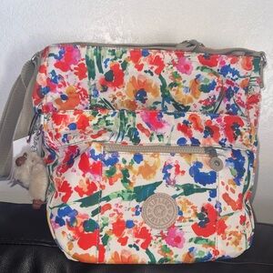 Kiplling Floral Crossbody NEW
